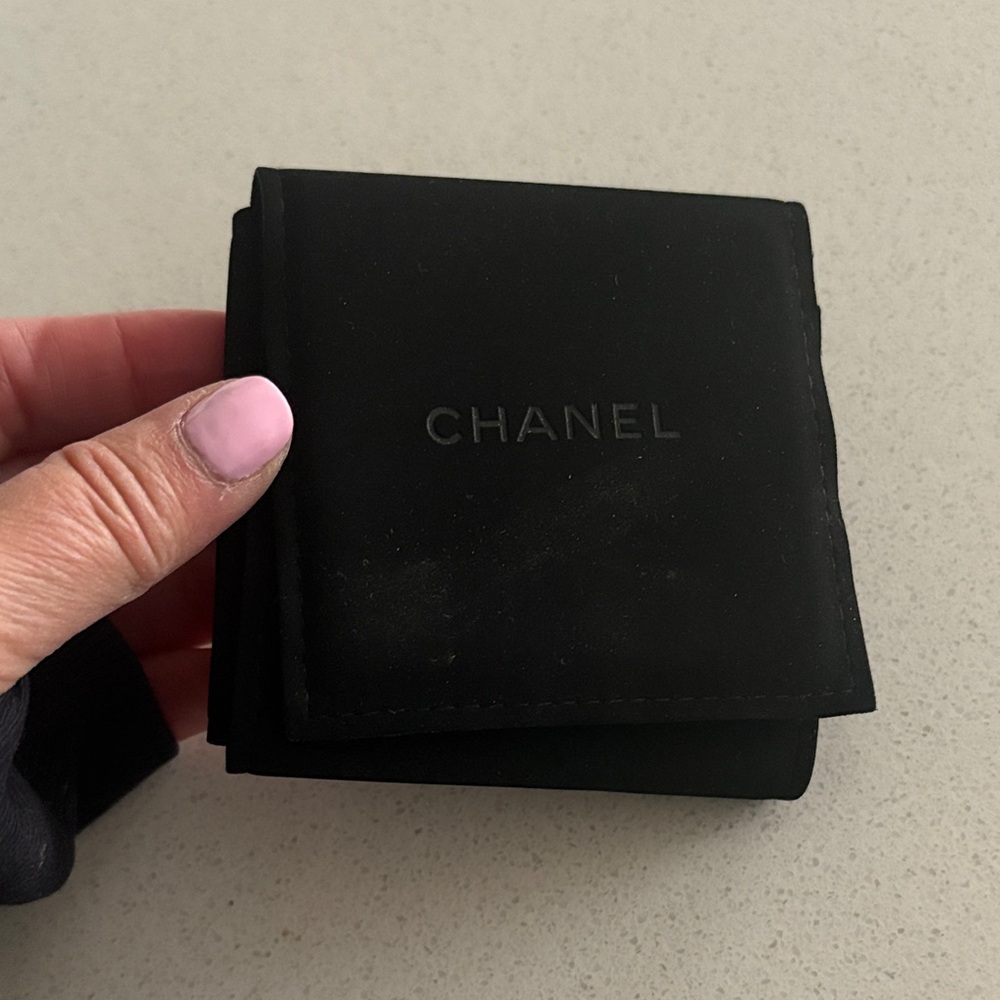 CHANEL Elegant Black Accessory Case